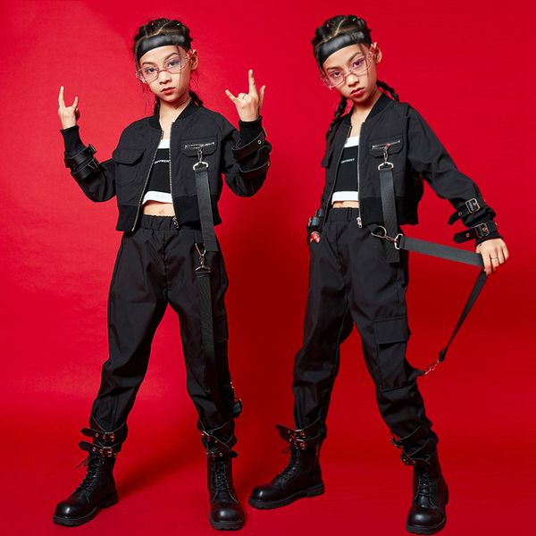 cheerleader costume for kids black teenage girl clothing designer clothes stage costume jazz dance wear k-pop outfits jl2299, Black;red
cheerleader costume for kids black teenage girl clothing designer clothes stage costume jazz dance wear k-pop outfits jl2299, Black;red
