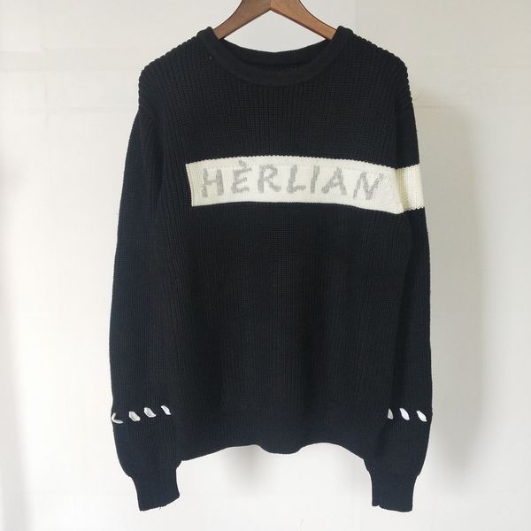 1109 2020 autumn brand same style long sleeve black crew neck kint sweater women clothes qixuann, White;black
1109 2020 autumn brand same style long sleeve black crew neck kint sweater women clothes qixuann, White;black