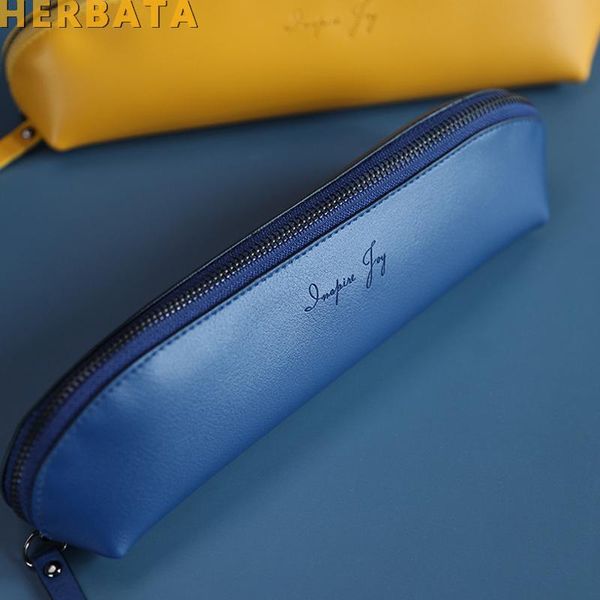 pu durable retro kawaii cute large-capacity leather pencil case stationery bag student pencil bag stationery box
pu durable retro kawaii cute large-capacity leather pencil case stationery bag student pencil bag stationery box