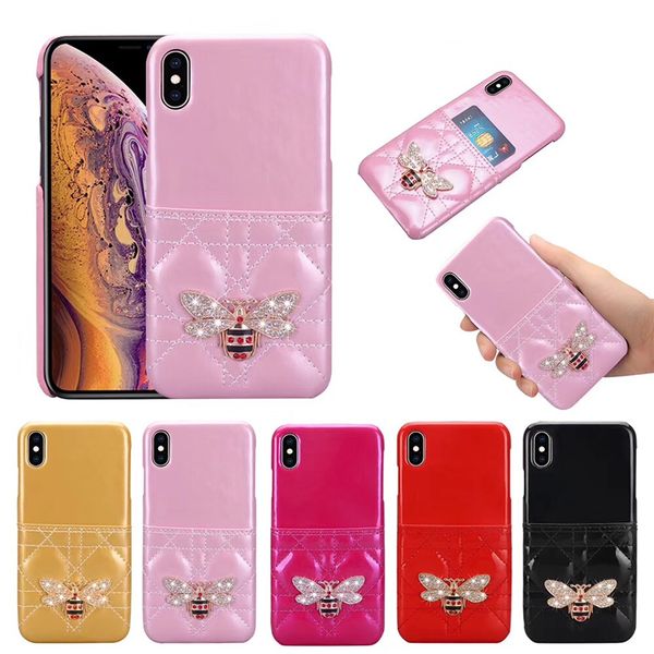 glossy holster card slot lattice leather back case 3d diamond bee paris phone cover for iphone xs max xr 6s 7 8 plus
glossy holster card slot lattice leather back case 3d diamond bee paris phone cover for iphone xs max xr 6s 7 8 plus