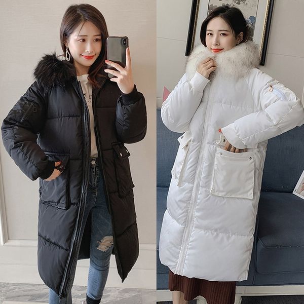 fashion down coat women winter autumn warm casual hooded down long jacket overcoat outwear manteau femme, Black
fashion down coat women winter autumn warm casual hooded down long jacket overcoat outwear manteau femme, Black