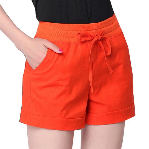 new summer women high waist tie female slim linen wide leg plus size s-4xl casual shorts brief outwearwz205, White;black
new summer women high waist tie female slim linen wide leg plus size s-4xl casual shorts brief outwearwz205, White;black