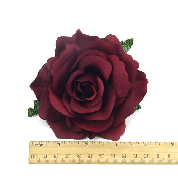 10cm large artificial burgandy rose silk flower heads for wedding decoration diy wreath gift box scrapbooking craft fake bbyoli
10cm large artificial burgandy rose silk flower heads for wedding decoration diy wreath gift box scrapbooking craft fake bbyoli
