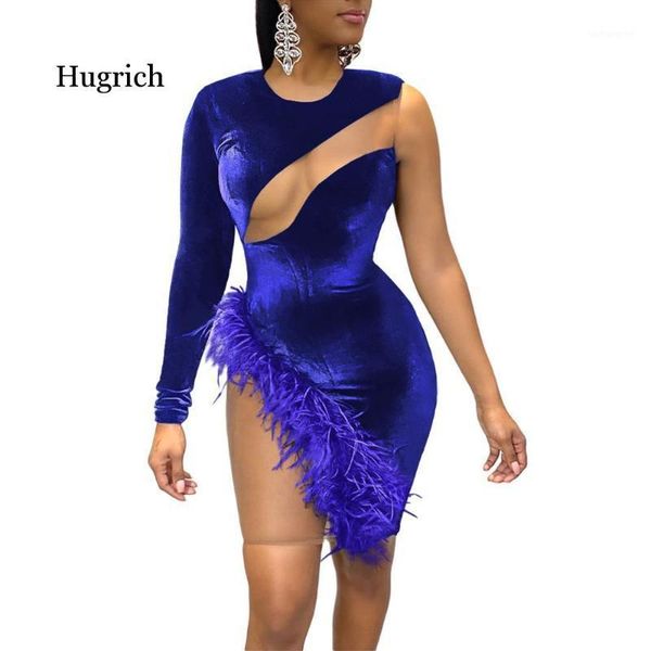 sheer mesh patchwork velvet mini dress women one long shoulder feather night club short bodycon vestidos robes1, Black;gray
sheer mesh patchwork velvet mini dress women one long shoulder feather night club short bodycon vestidos robes1, Black;gray