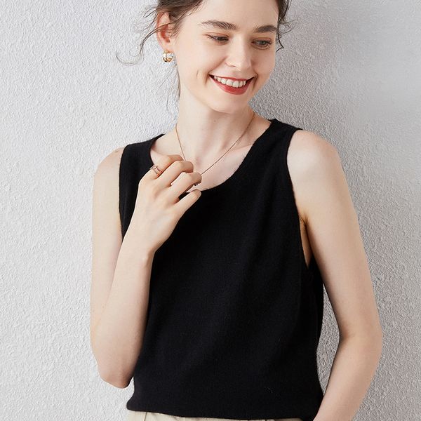 2021 new tank 100% pure cashmere mesh soft tank-neck broad straps female sleeveless shirt-less new color quar, White;black
2021 new tank 100% pure cashmere mesh soft tank-neck broad straps female sleeveless shirt-less new color quar, White;black