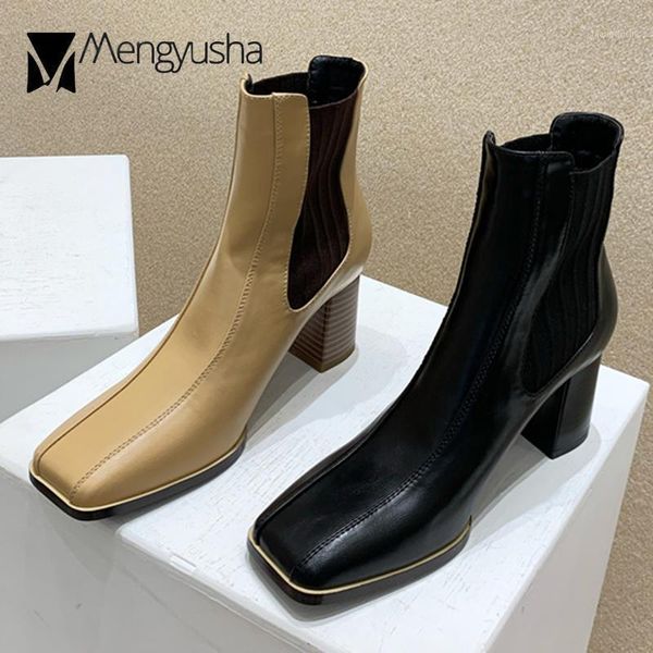 wood heels boots women elastic band riding botas femme soft pu leather shoes square toe chunky high heels stretch booties female1, Black
wood heels boots women elastic band riding botas femme soft pu leather shoes square toe chunky high heels stretch booties female1, Black