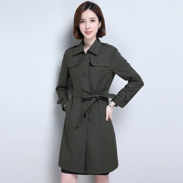 spring new single breasted long trench casual turn-down collar long sleeve trench fashion large size l-5xl loose jacket women1, Tan;black
spring new single breasted long trench casual turn-down collar long sleeve trench fashion large size l-5xl loose jacket women1, Tan;black