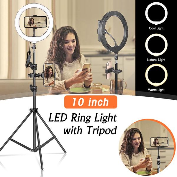 10" led ring light with tripod stand selfie ring light pgraphy lighting for p studio youtube make up video
10" led ring light with tripod stand selfie ring light pgraphy lighting for p studio youtube make up video
