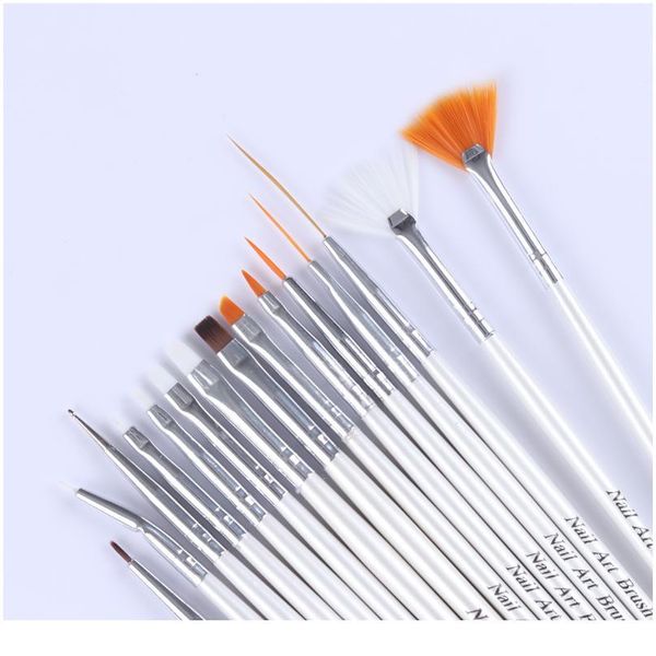 15pcs nail art brush liner dotting fan design acrylic builder flat crystal painting drawing carving pen uv gel wmtboc
15pcs nail art brush liner dotting fan design acrylic builder flat crystal painting drawing carving pen uv gel wmtboc