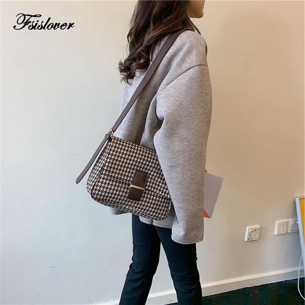 shoulder bags vintage messenger handbags houndstooth pattern women flap pu leather casual crossbody for bolsas
shoulder bags vintage messenger handbags houndstooth pattern women flap pu leather casual crossbody for bolsas