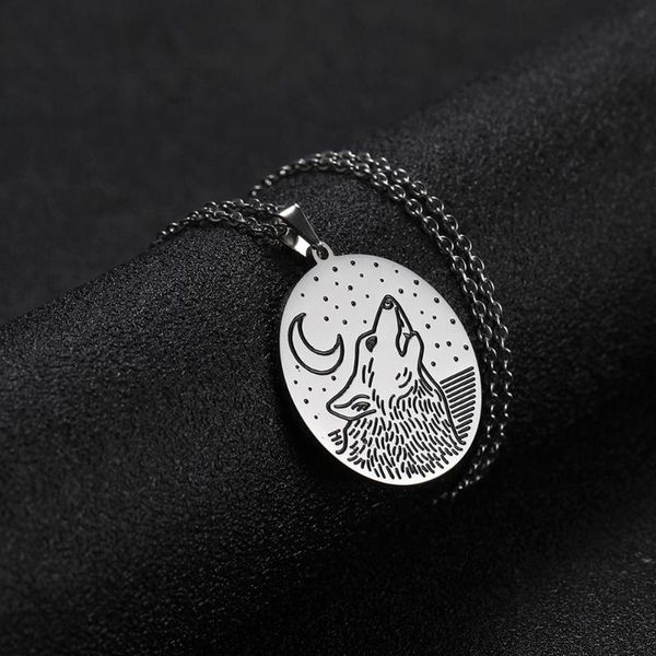 chains my shape 316l stainless steel wolf animal necklace choker link chain pendant jewelry decorate necklaces women gift, Silver
chains my shape 316l stainless steel wolf animal necklace choker link chain pendant jewelry decorate necklaces women gift, Silver