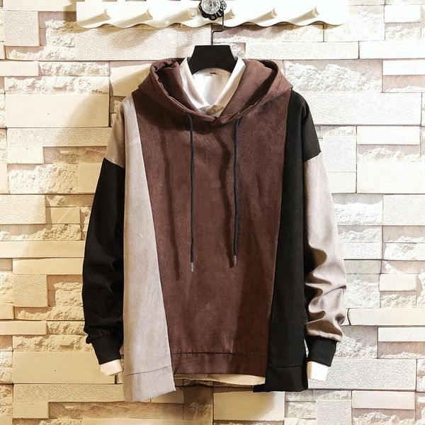 2021 autumn mens pullover hoodies sweatshirts color block male hooded pullover hip hop streetwear men fashion autumn clothing, Black
2021 autumn mens pullover hoodies sweatshirts color block male hooded pullover hip hop streetwear men fashion autumn clothing, Black