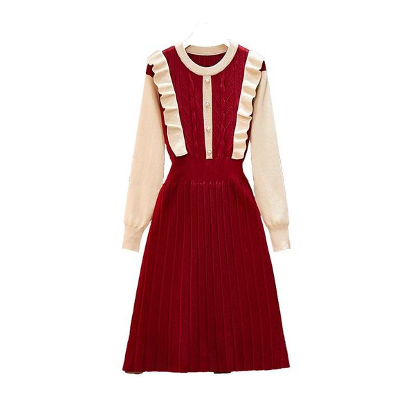 casual dresses coigarsam 4xl plus size fashion knitting women dress red black 6886, Black;gray
casual dresses coigarsam 4xl plus size fashion knitting women dress red black 6886, Black;gray