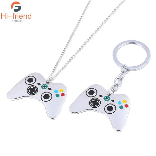 pendant necklaces hip hop game machine handle necklace mens play controller stainless steel jewelry drop, Silver
pendant necklaces hip hop game machine handle necklace mens play controller stainless steel jewelry drop, Silver
