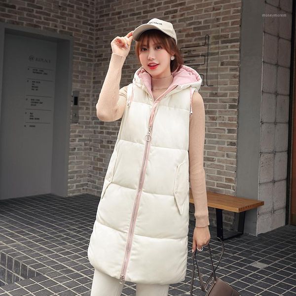 new autumn winter jacket women long down vest coat hooded warm thick sleeveless waistcoat female cotton padded vest parkas xxxl1, Black;white
new autumn winter jacket women long down vest coat hooded warm thick sleeveless waistcoat female cotton padded vest parkas xxxl1, Black;white