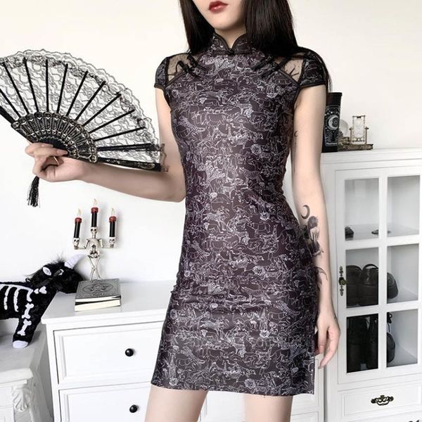 chinese traditional dress for women vintage print festival clothes gothic mini cheongsams party fashion satin qipao robe1, Red
chinese traditional dress for women vintage print festival clothes gothic mini cheongsams party fashion satin qipao robe1, Red