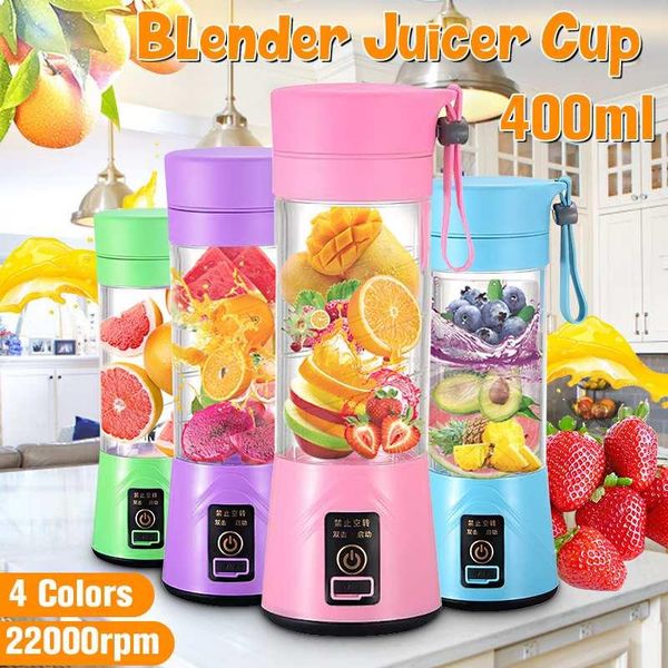 400ml 6 blades portable blender usb mixer electric juicer machine smoothie blender mini processor cup juice
400ml 6 blades portable blender usb mixer electric juicer machine smoothie blender mini processor cup juice