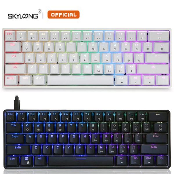 skyloong gk61 mini portable 60% gamer mechanical keyboard wireless bluetooth rgb backlit gaming keyboards sk61s for deskipadhello
skyloong gk61 mini portable 60% gamer mechanical keyboard wireless bluetooth rgb backlit gaming keyboards sk61s for deskipadhello