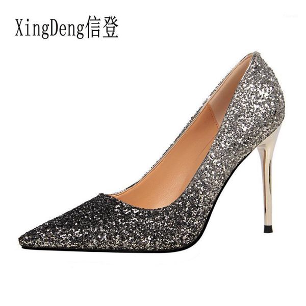 xingdeng lady pointed toe design sequined glitter dress stilettos women mixed color nightclub party high heels pumps shoes1, Black;white
xingdeng lady pointed toe design sequined glitter dress stilettos women mixed color nightclub party high heels pumps shoes1, Black;white