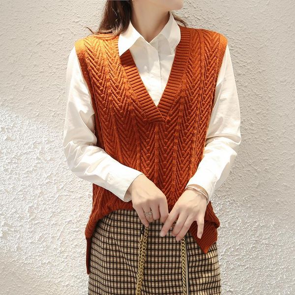 women's vests v-neck cashmere plus size commuter women hollow out womens pullovers fashion wool females vest chic waistcoats, Black;white
women's vests v-neck cashmere plus size commuter women hollow out womens pullovers fashion wool females vest chic waistcoats, Black;white