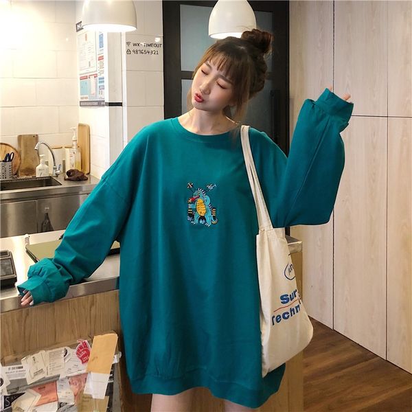 oversized women's new embroidered spring and autumn cartoon embroidery oversized women's new embroidered sweater spring and autumn, Black
oversized women's new embroidered spring and autumn cartoon embroidery oversized women's new embroidered sweater spring and autumn, Black