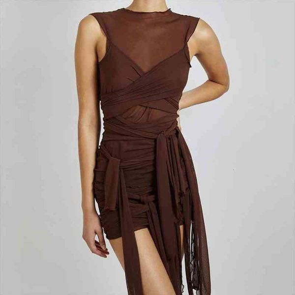 ribbons mesh see through bodycon party dresses women clubwear mini dress solid sleeveless basic female outfits, Black;gray
ribbons mesh see through bodycon party dresses women clubwear mini dress solid sleeveless basic female outfits, Black;gray