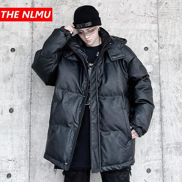 men's down & parkas hip hop pu jackets men 2021 winter hooded windbreaker coats male warm thick cotton padded streetwear black wq242
men's down & parkas hip hop pu jackets men 2021 winter hooded windbreaker coats male warm thick cotton padded streetwear black wq242