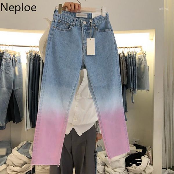 women's pants & capris neploe korean gradient color women jeans high waist fashion long trousers 2021 spring summer demin femme 4c5291, Black;white
women's pants & capris neploe korean gradient color women jeans high waist fashion long trousers 2021 spring summer demin femme 4c5291, Black;white