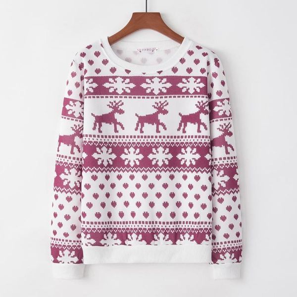 women fashion o-neck christmas printing comfortable long sleeves beauty sweater maglioni donna inverno, White;black
women fashion o-neck christmas printing comfortable long sleeves beauty sweater maglioni donna inverno, White;black