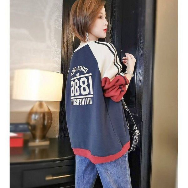 2021 women's cotton shirt autumn tide winter splice fashion around the sleeve neck 5roq, Black
2021 women's cotton shirt autumn tide winter splice fashion around the sleeve neck 5roq, Black