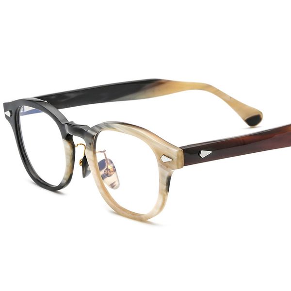 2020 johnny depp style glasses men retro vintage horns prescription glasses women optical spectacle frame clear lens, Silver
2020 johnny depp style glasses men retro vintage horns prescription glasses women optical spectacle frame clear lens, Silver
