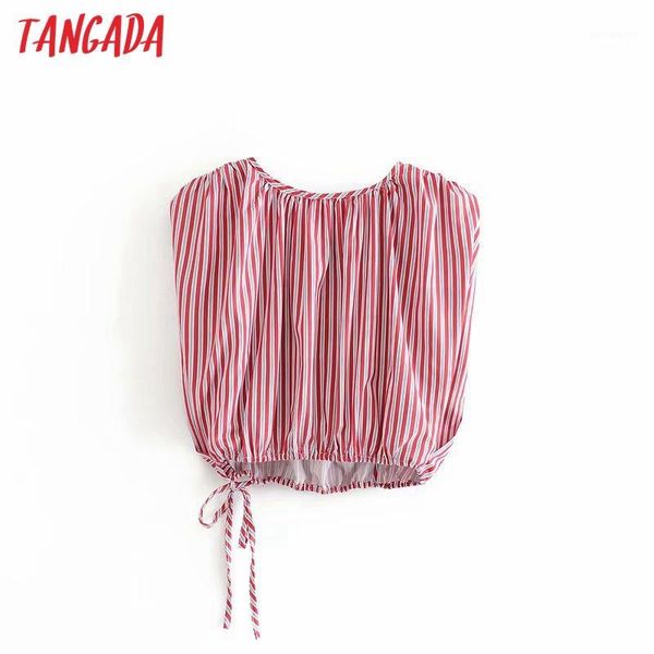 tangada women print loose sleeveless shirts bow o-neck summer office female crop blouses 3h281, White
tangada women print loose sleeveless shirts bow o-neck summer office female crop blouses 3h281, White