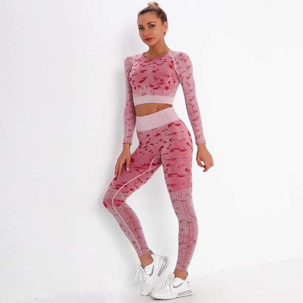 2 pcs set seamless knitting beauty back jacquard blouse with long sleeves yoga suit leggings female sports running fitness, White;red
2 pcs set seamless knitting beauty back jacquard blouse with long sleeves yoga suit leggings female sports running fitness, White;red
