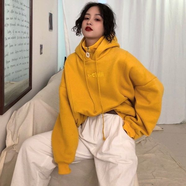 paris girl hoodies women plus velvet thicker long sleeve oversize letter embroidered hoodie harajuku korean style trendy chic 201203, Black
paris girl hoodies women plus velvet thicker long sleeve oversize letter embroidered hoodie harajuku korean style trendy chic 201203, Black