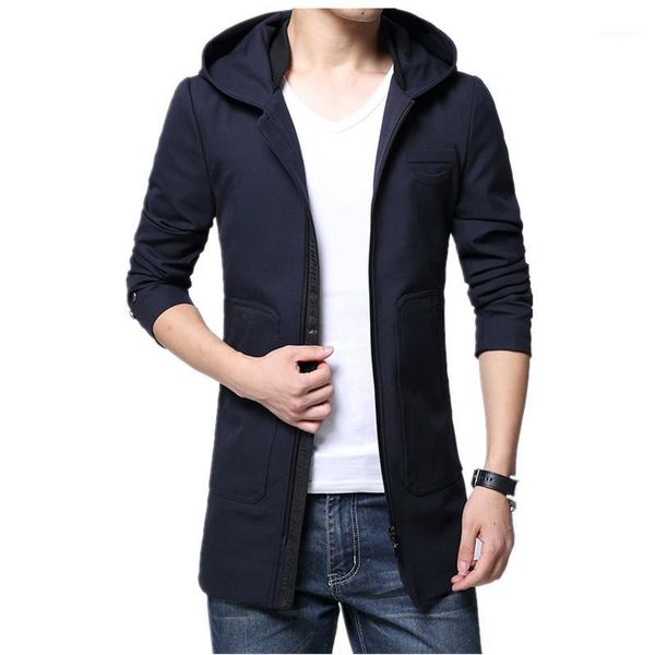 men's trench coats 2021 spring style casual fashion hooded jacket coat jackets windbreaker men1, Tan;black
men's trench coats 2021 spring style casual fashion hooded jacket coat jackets windbreaker men1, Tan;black