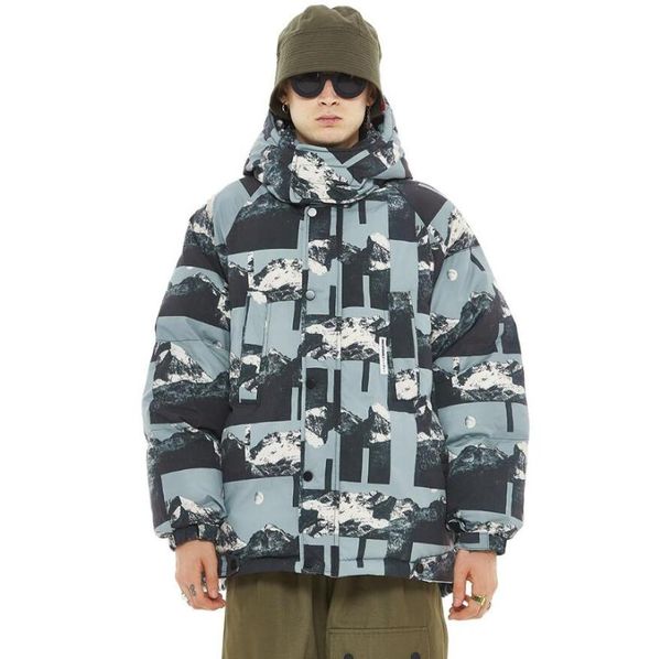 2020 winter zipper down cotton coat men mountain print fashion tooling parkas jackets man casual loose warm outwear w1303, Black
2020 winter zipper down cotton coat men mountain print fashion tooling parkas jackets man casual loose warm outwear w1303, Black