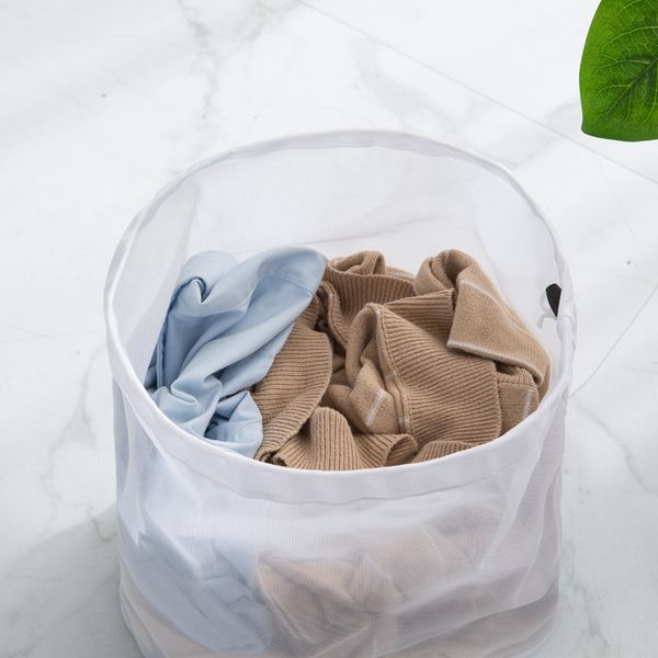 household thick polyester mesh laundry wash bag underwear bra coats curtain washing bag large capacity drawstring laundry basket
household thick polyester mesh laundry wash bag underwear bra coats curtain washing bag large capacity drawstring laundry basket