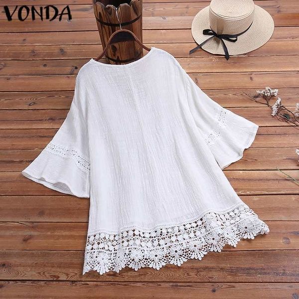 vonda lace blouses women deep v flare sleeve shirts summer beach bohemian and blouse blusas plus size tunic y200622, White
vonda lace blouses women deep v flare sleeve shirts summer beach bohemian and blouse blusas plus size tunic y200622, White