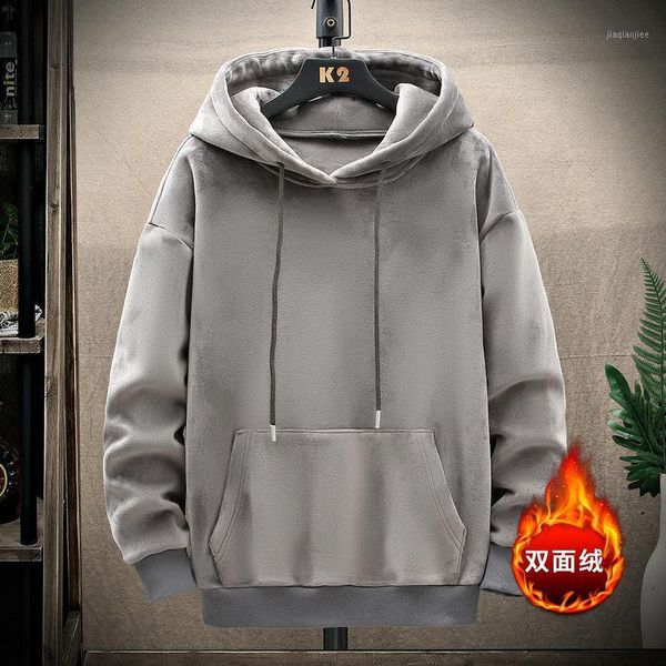 men clothing 2021 new sweater men plus velvet thickening men's warm hooded trendy brand men's trend pullover hoodies1, Black
men clothing 2021 new sweater men plus velvet thickening men's warm hooded trendy brand men's trend pullover hoodies1, Black