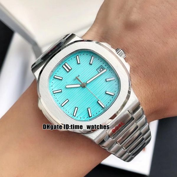 40mm 5711/1a-018 5711 sport watches miyota 8215 automatic mens watch blue textured dial stainless steel bracelet wristwatches 7 colors, Slivery;brown
40mm 5711/1a-018 5711 sport watches miyota 8215 automatic mens watch blue textured dial stainless steel bracelet wristwatches 7 colors, Slivery;brown