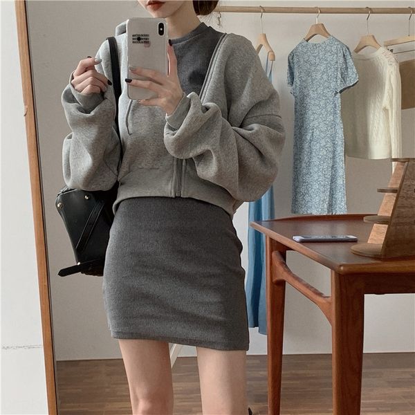 super fire coat sweater cec loose long sleeve hooded grey sweater coat 2020 new autumn women's cardigan student yjvur, Black
super fire coat sweater cec loose long sleeve hooded grey sweater coat 2020 new autumn women's cardigan student yjvur, Black