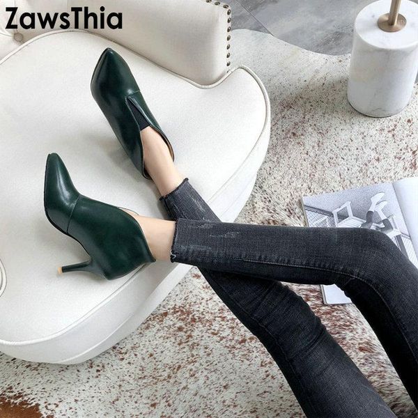 zawsthia new booties 2020 woman thin high heels pumps shoes green beige v cut fashion women ankle boots plus size 46 33-481, Black
zawsthia new booties 2020 woman thin high heels pumps shoes green beige v cut fashion women ankle boots plus size 46 33-481, Black