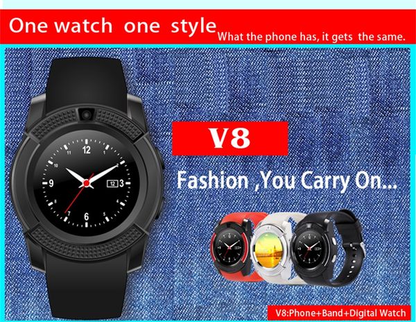 v8 smart watch bluetooth watches android with 0.3m camera mtk6261d smartwatch for android phone micro sim tf card with retail package
v8 smart watch bluetooth watches android with 0.3m camera mtk6261d smartwatch for android phone micro sim tf card with retail package