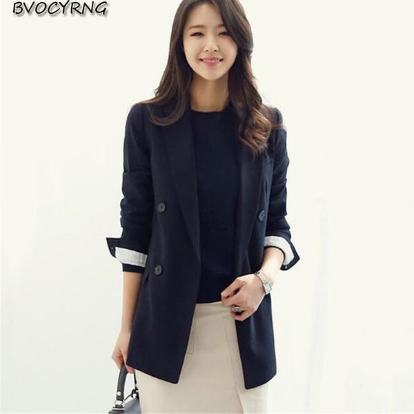 women's jackets korea 2021 spring and autumn suit lapel long sleeve jacket loose large size fashion casual female k1269, Black;brown
women's jackets korea 2021 spring and autumn suit lapel long sleeve jacket loose large size fashion casual female k1269, Black;brown
