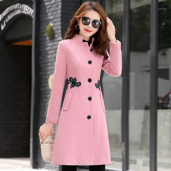 office lady slim long woolen winter coats mandarin collar wool coat and jacket single breasted ladies coats1, Black
office lady slim long woolen winter coats mandarin collar wool coat and jacket single breasted ladies coats1, Black