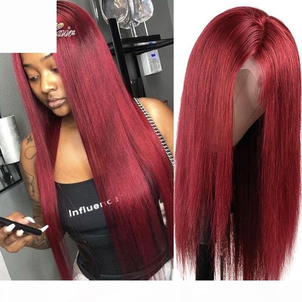 99j burgundy lace front wig brazilian straight 13*1 lace front human hair wigs pre plucked pinshair remy hair wig 150, Black;brown
99j burgundy lace front wig brazilian straight 13*1 lace front human hair wigs pre plucked pinshair remy hair wig 150, Black;brown