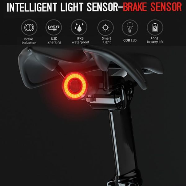 intelligent induction sensor light taillight usb rechargeable bike rear tail light led bicycle warning safety smart lamp
intelligent induction sensor light taillight usb rechargeable bike rear tail light led bicycle warning safety smart lamp