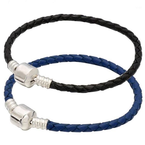 original 16-44cm genuine leather barrel clasp snake bracelet bangle fit 925 sterling silver diy bead charm europe jewelry1, Black
original 16-44cm genuine leather barrel clasp snake bracelet bangle fit 925 sterling silver diy bead charm europe jewelry1, Black