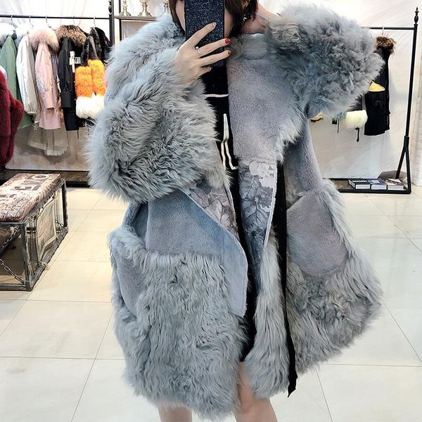 coat natural real fur female wool jacket autumn winter coat women clothes 2021 korean vintage double-faced fur zt4577, Black
coat natural real fur female wool jacket autumn winter coat women clothes 2021 korean vintage double-faced fur zt4577, Black