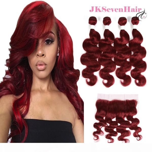 brazilian virgin human hair bundles 99j body wave 4pcs with 13x4 inch lace frontal 99j red malaysian peruvian indian hair wefts with frontal, Black
brazilian virgin human hair bundles 99j body wave 4pcs with 13x4 inch lace frontal 99j red malaysian peruvian indian hair wefts with frontal, Black